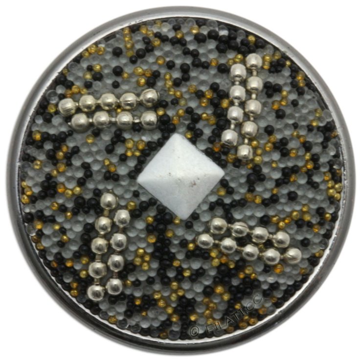 UNION KNOPF 451692/32mm | 76-siva/srebro/zlato