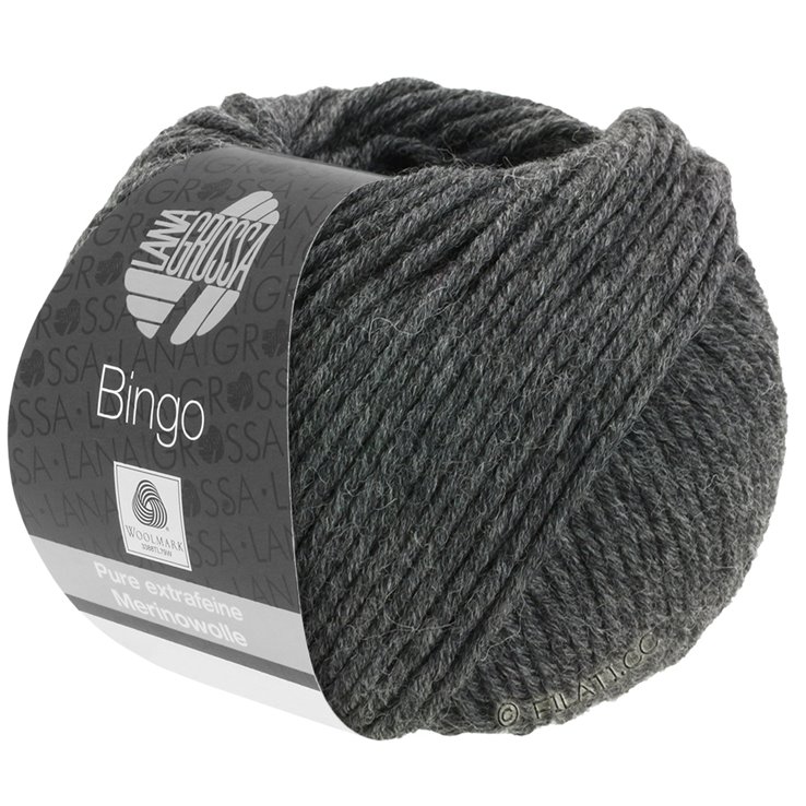Lana Grossa BINGO  Uni/Melange | 004-antracit prosarana