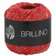 Lana Grossa BRILLINO | 40-Crveni paradajz/zlato