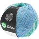 Lana Grossa 365 COTONE Dégradé | 104-Svetlo opal zeleno/tamnoopalzeleno/plavo siva/petrolsiva