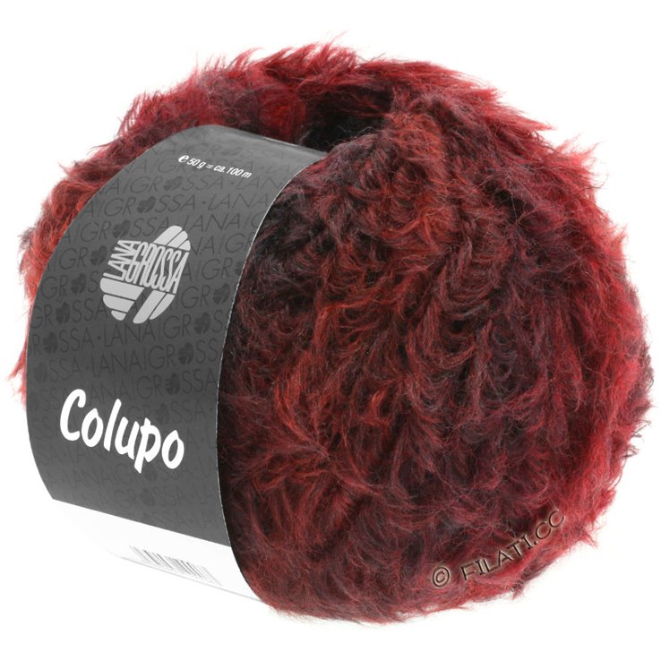 Lana Grossa COLUPO | 01-crvenosmeđi/Crno vino