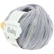 Lana Grossa COOL WOOL Baby 25g | 356-svijetlo siva/sivo plava/tamno plava