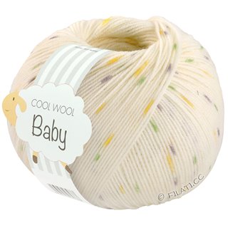 Lana Grossa COOL WOOL Baby Uni/Print 50g