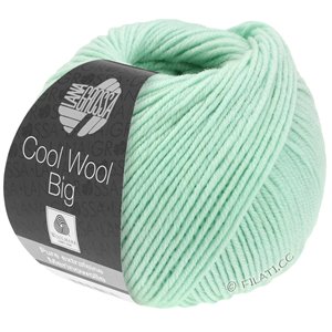 Lana Grossa COOL WOOL Big  Uni/Melange | 0978-pastelne zeleno 