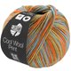 Lana Grossa COOL WOOL  Print | 834-narančasta/oker/nugat/zelenilo mora/sivo plava