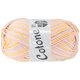 Lana Grossa COTONE  Print/Spray/Mouliné | 357-svijetlo žuta/Nježno ljubičasta/rose/ecru