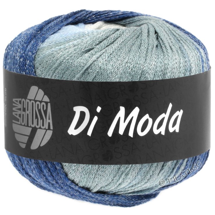 Lana Grossa DI MODA | 01-bijela/svjetloplav/svijetlo siva/farmerke
