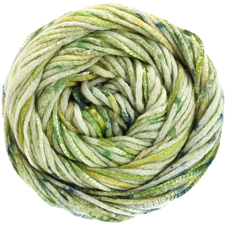 Lana Grossa ECCO Print | 103-Nježno zelena/svijetlo zelena/žuta zelena/ mahovina zeleni/narandžasto svetlo