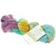 Lana Grossa ECOPUNO Hand-dyed | 507-svjetloplav/žuto/narančasta/siva/kupina/tirkiz/crna plava