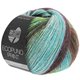 Lana Grossa ECOPUNO Print | 205-tirkiz/menta/tamno smeđa/žuta zelena/tupe