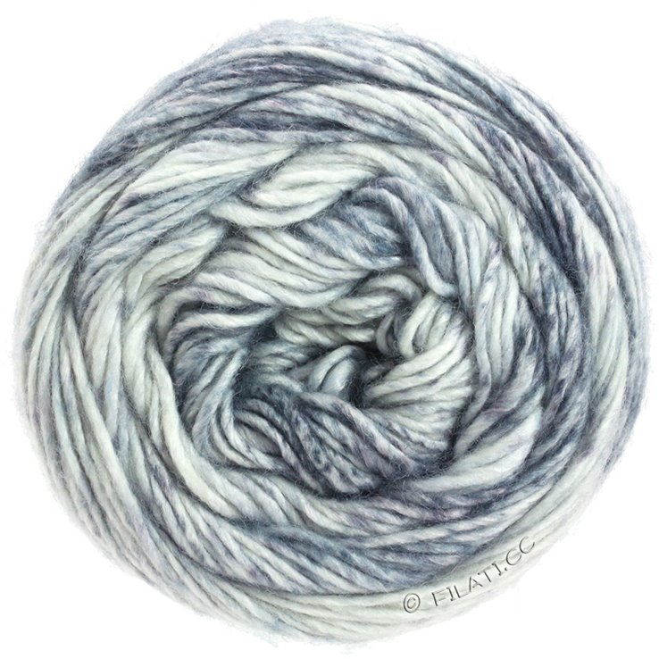 Lana Grossa GOMITOLO DUO 250 | 901-ecru/svijetlo siva/ srednje siva/tamno siva