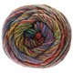 Lana Grossa GOMITOLO MEZZO | 129-narančasta/hrđa/ smeđa crvena/noć Plava/Ljubičasto plava/siva ljubičasta