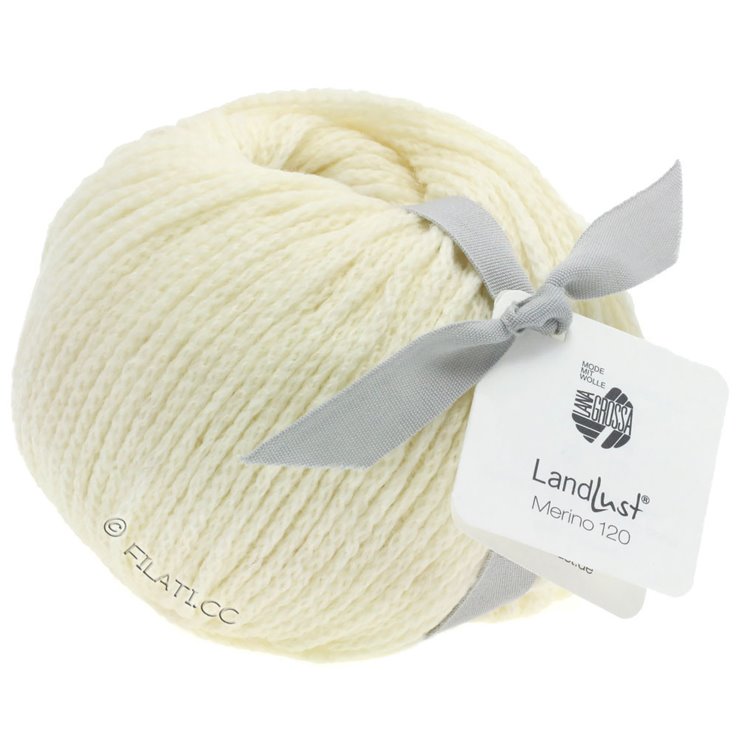 Lana Grossa LANDLUST MERINO 120 | 101-ecru