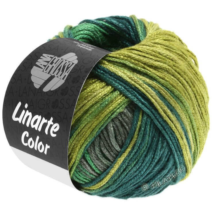 Lana Grossa LINARTE Color | 205-maslinovo/zelen/petrol/grafit