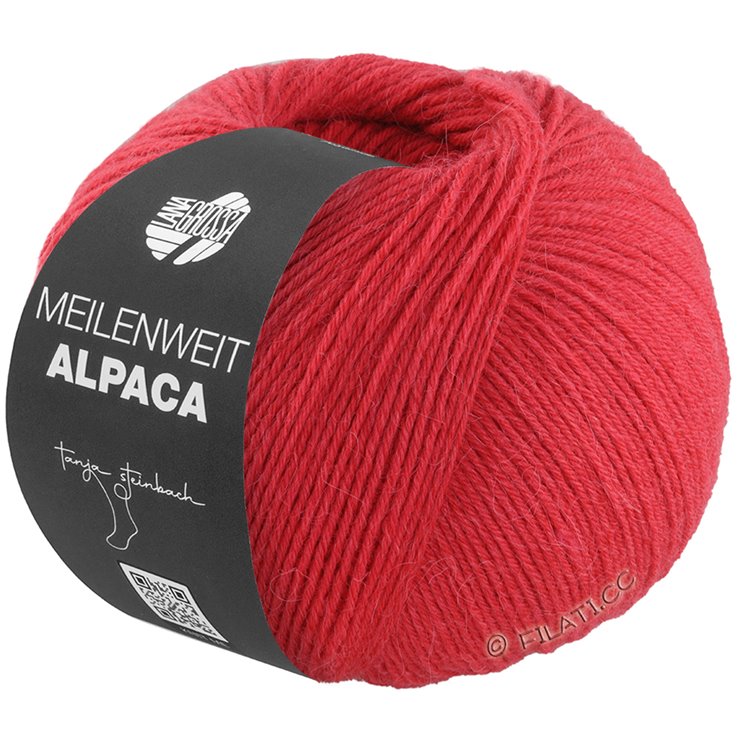 Lana Grossa MEILENWEIT 6-FACH 150g Alpaca | 1003-crveno