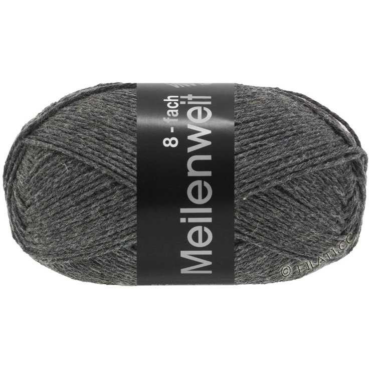 Lana Grossa MEILENWEIT 8-FACH 150g | 9557-antracit