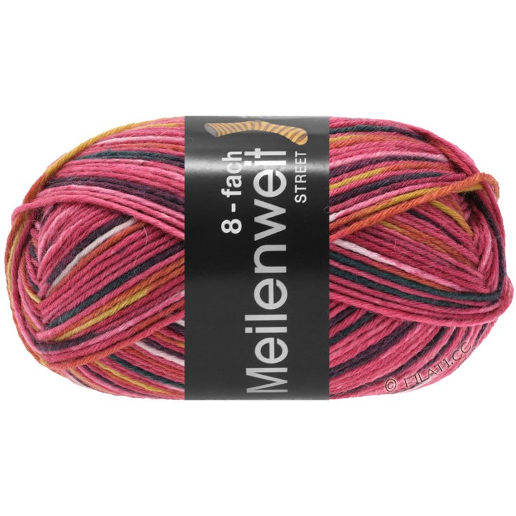 Lana Grossa MEILENWEIT 8-FACH 100g Street | 9925-