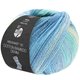 Lana Grossa MEILENWEIT 100g Cotton Bamboo Denim | 3312-svijetlo tirkizno/srebrna siva/nebesko plavetnilo/svjetloplav/farmerke