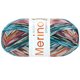 Lana Grossa MEILENWEIT 100g Merino Extrafine Meran | 2581-svijetlo siva/antracit/narančasta/roze/tirkiz/tamnozelene boje/malina