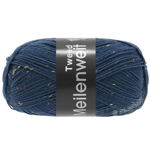 Lana Grossa MEILENWEIT 100g Tweed | 128-tamno petrol plavo