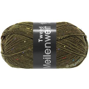 Lana Grossa MEILENWEIT 100g Tweed | 168-Loden zeleno