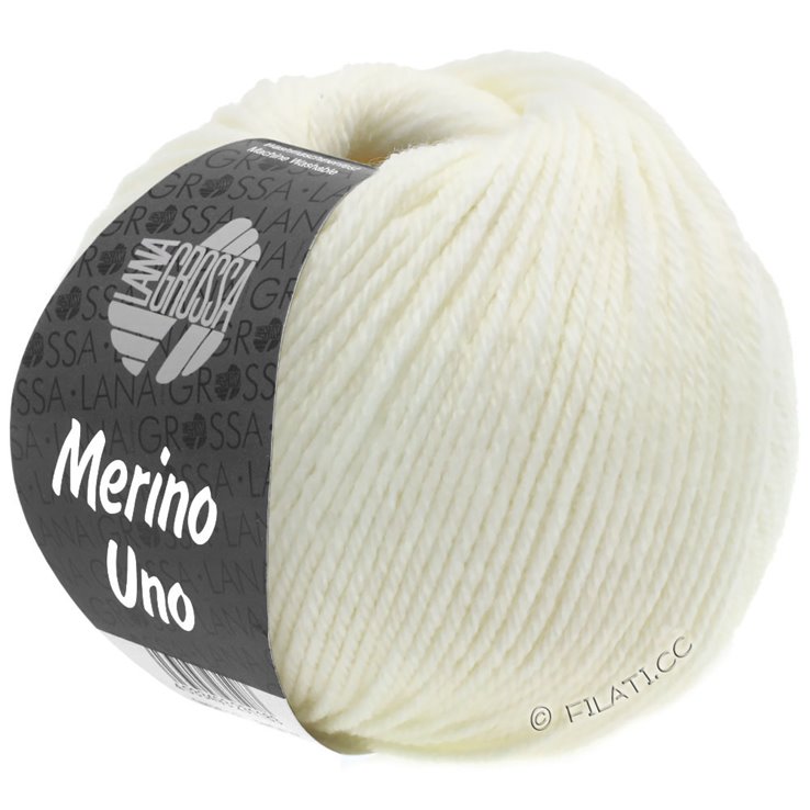 Lana Grossa MERINO UNO | 01-bijela