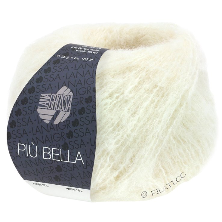 Lana Grossa PIÙ BELLA | 01-ecru