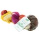Lana Grossa SILKHAIR Hand-dyed | 608-tamno siva/ecru/terakota/žuto/crvena ljubičasta