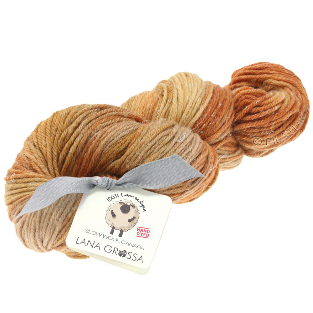 Lana Grossa SLOW WOOL CANAPA HAND DYED