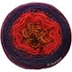 Lana Grossa TWISTED CASHMERINO | 804-narančasta/crveno/burgundac/Crno vino