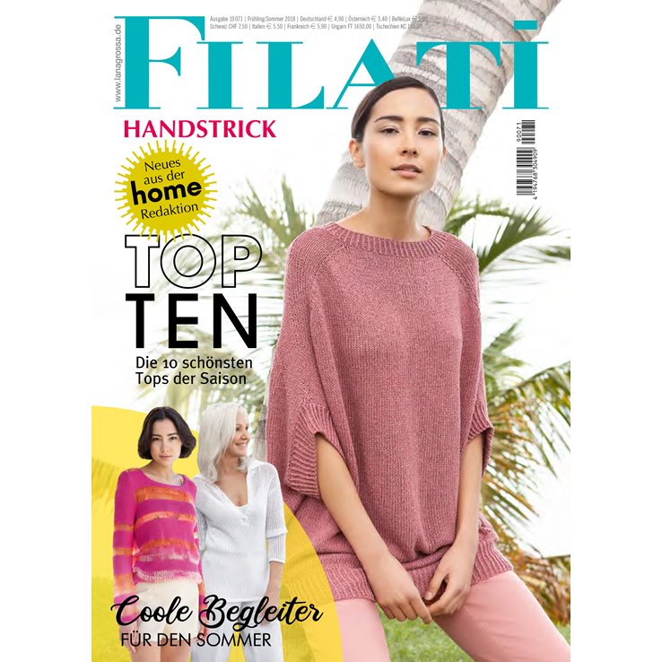 Lana Grossa FILATI Handstrick No. 71 - Instrukcije engleski