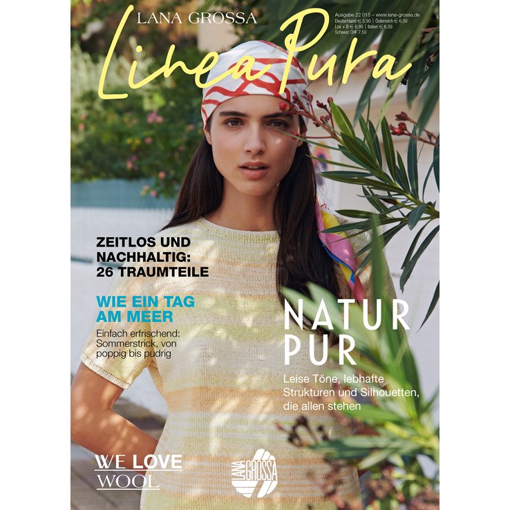 Lana Grossa LINEA PURA No. 15 - Magazin njemacki + instrukcije franzuski