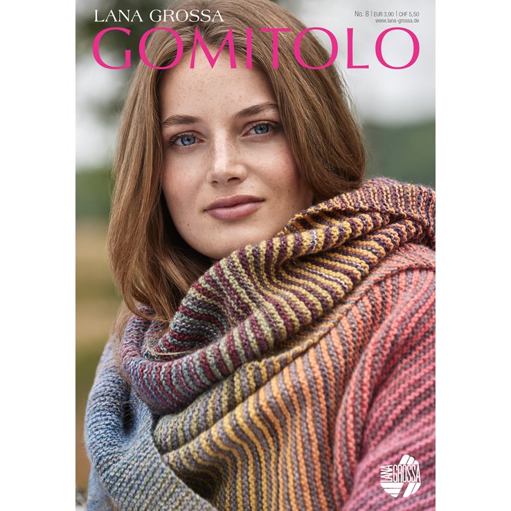 Lana Grossa GOMITOLO No. 8 - Magazin njemacki + instrukcije engleski