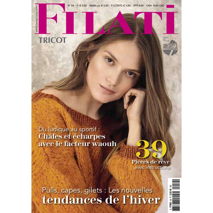 Lana Grossa FILATI Tricot No. 19 (FR) - Magazin + instrukcije franzuski