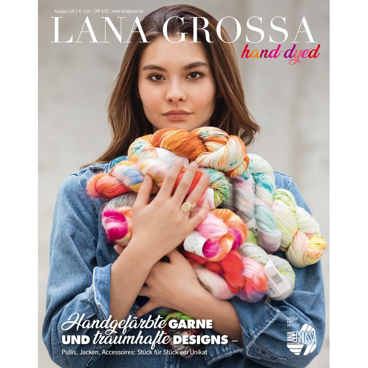 Lana Grossa HAND-DYED - MMagazin njemacki + instrukcije engleski