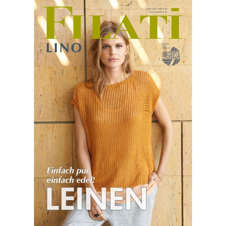 Lana Grossa FILATI Lino No. 1 - Instrukcije engleski