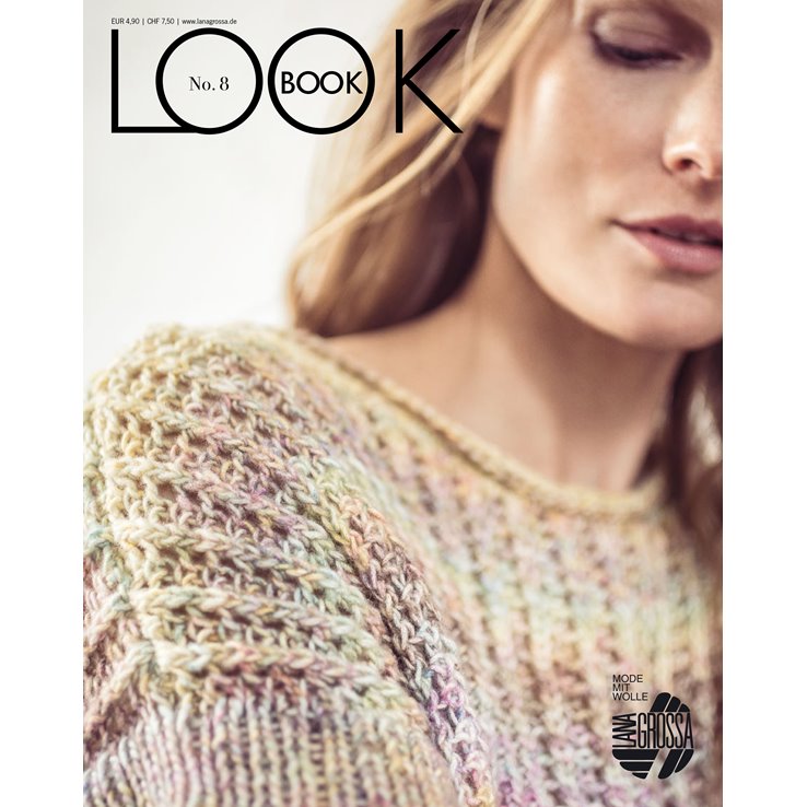 Lana Grossa LOOKBOOK No. 8 - Magazin njemacki + instrukcije franzuski