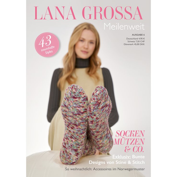 Lana Grossa MEILENWEIT No. 6 - Magazin njemacki + instrukcije engleski
