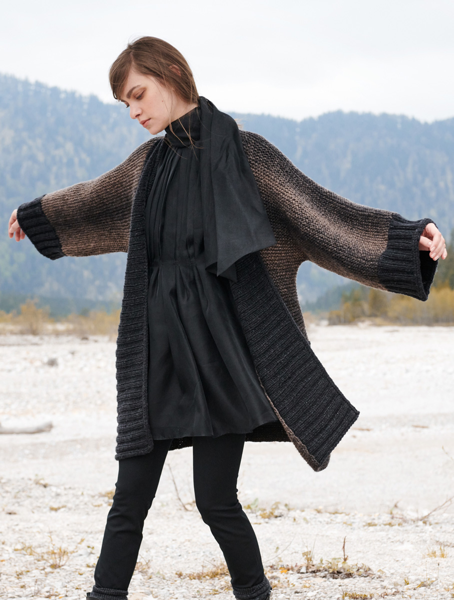 Lana Grossa KURZMANTEL Alta Moda Cashmere 16 Sfumato/Alta Moda Cashmere 16