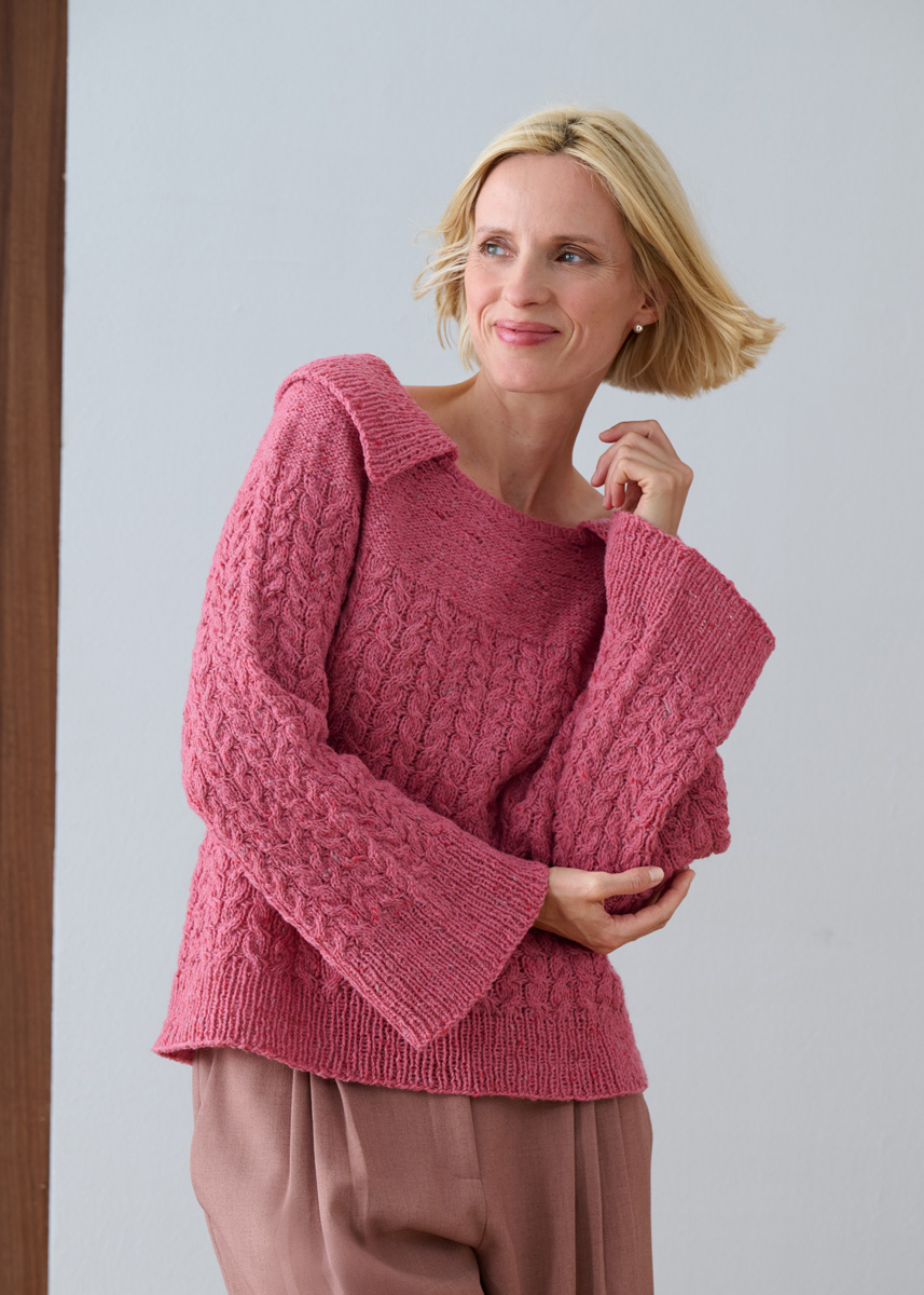 Lana Grossa PULLOVER Landlust Soft Tweed 180