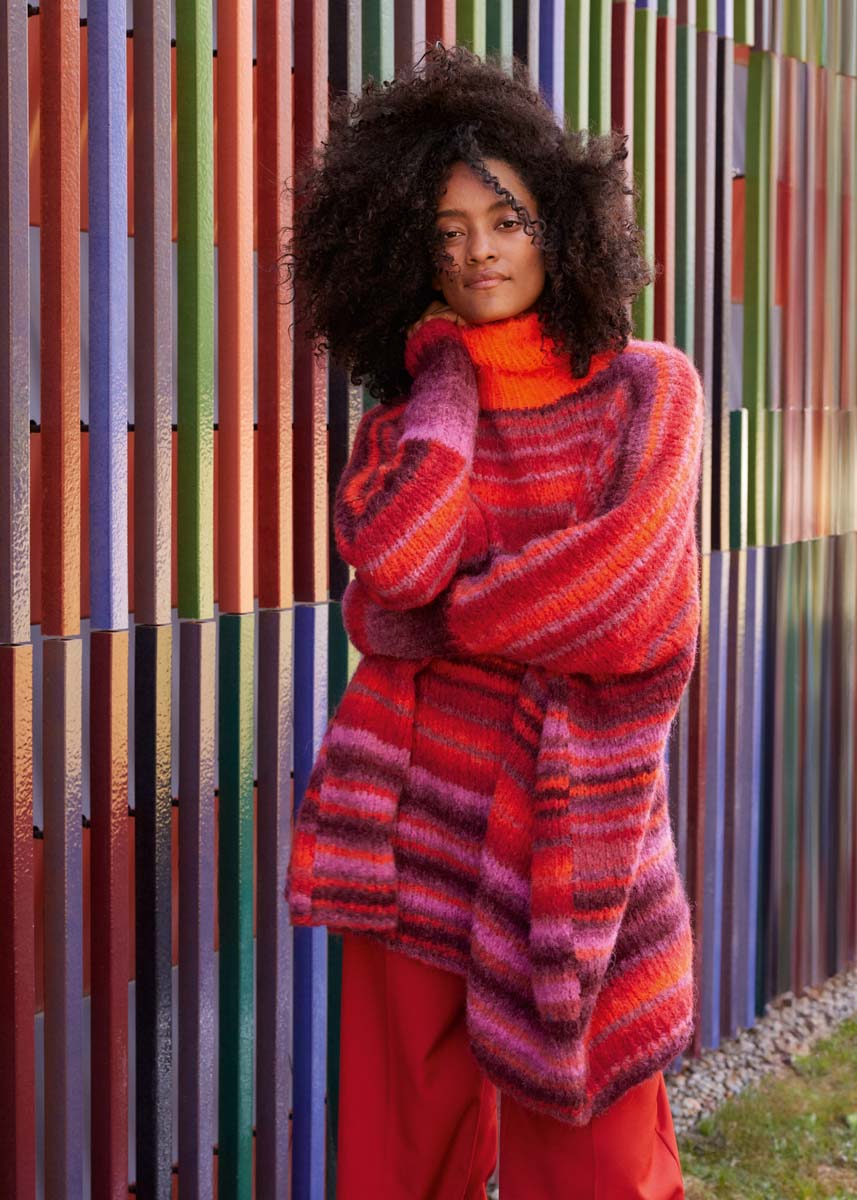 Lana Grossa PONCHOPULLOVER Gigante & Basta