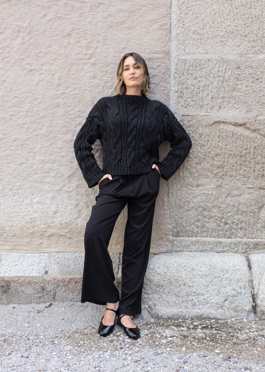 Lana Grossa PULLOVER Alta Moda Alpaca