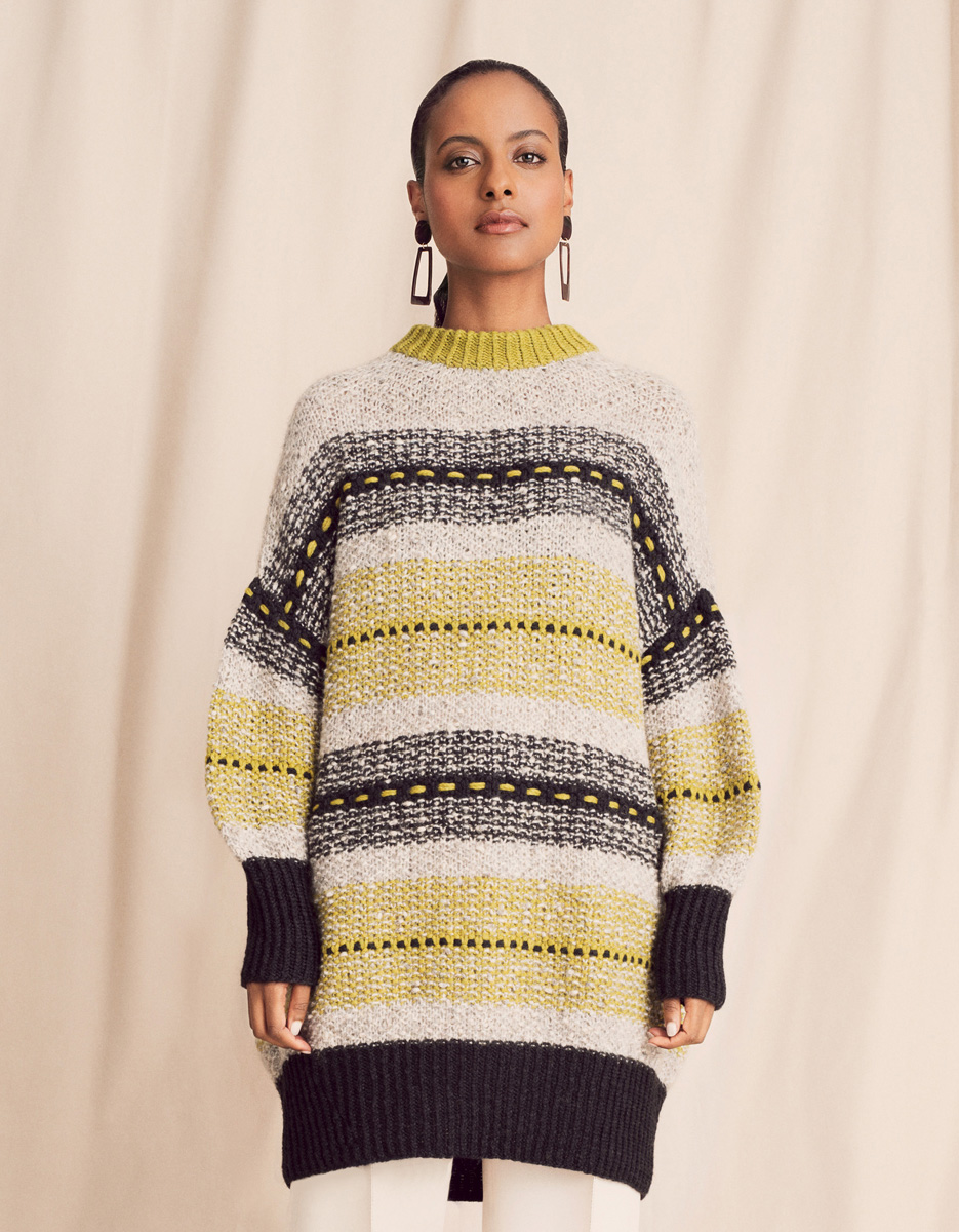 Lana Grossa LONGPULLOVER Alta Moda Cashmere 16/Lala Berlin Fluffy