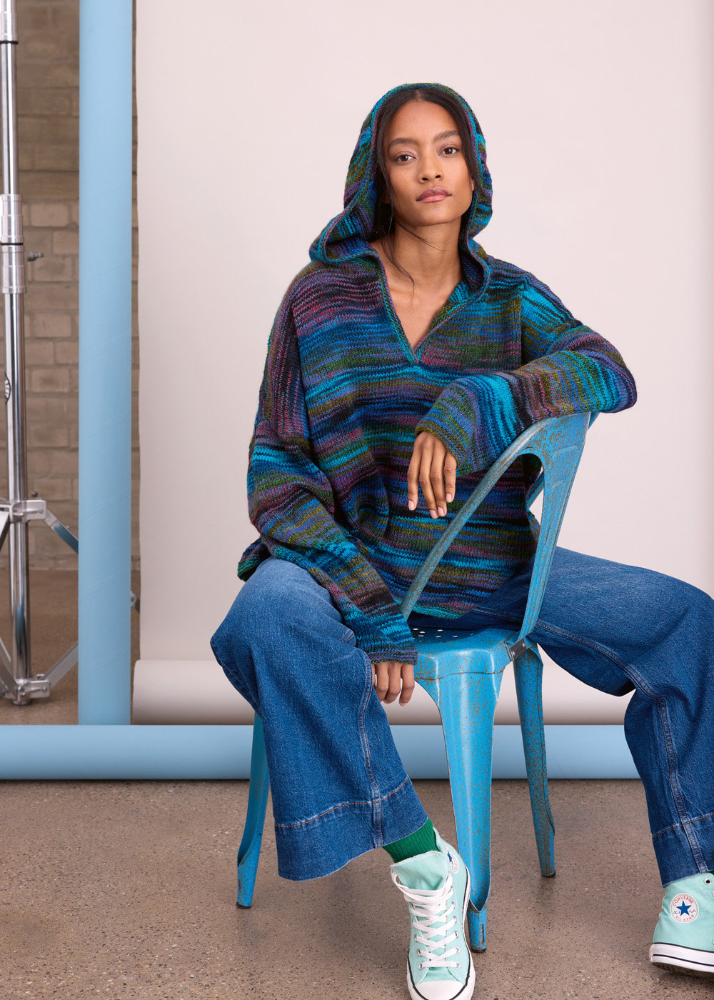 Lana Grossa HOODIE OVERSIZED Gomitolo Disegno