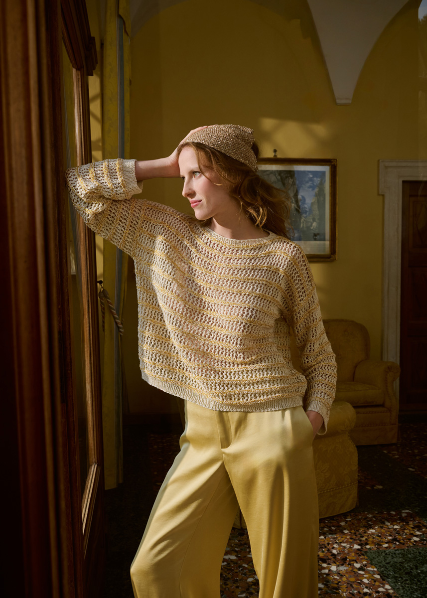 Lana Grossa PULLOVER Filo Lurex & Glamour