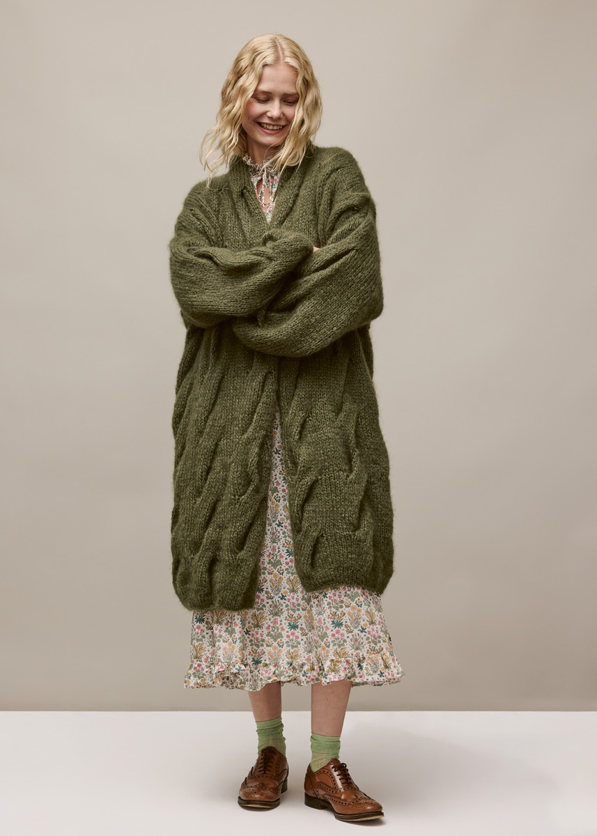 Lana Grossa OVERSIZED-CARDIGAN Mohair di Gio