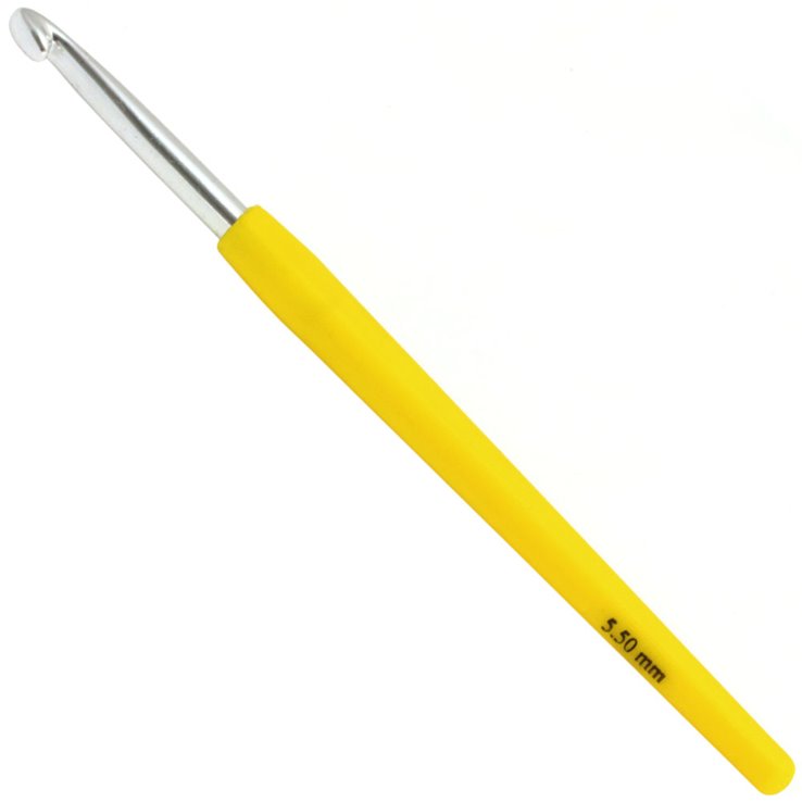 Lana Grossa Heklica  /  Kukica za vunu boje dizajn (sa mekanom drškom) 5,5