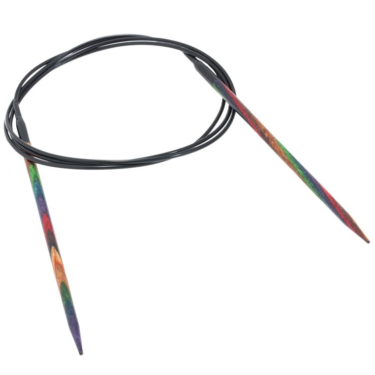 Lana Grossa Dizajn kružne igle za pletenje-drvo višebojna veličina 3,25 / 100cm