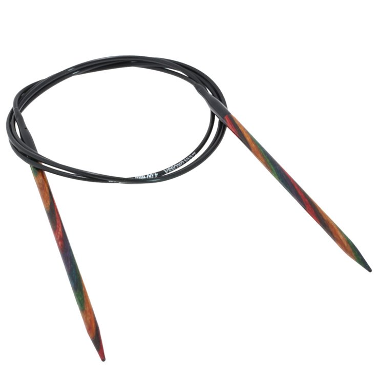 Lana Grossa Kružne igle za pletenje, drvo, raznobojno, veličine 4,0 / 100 cm