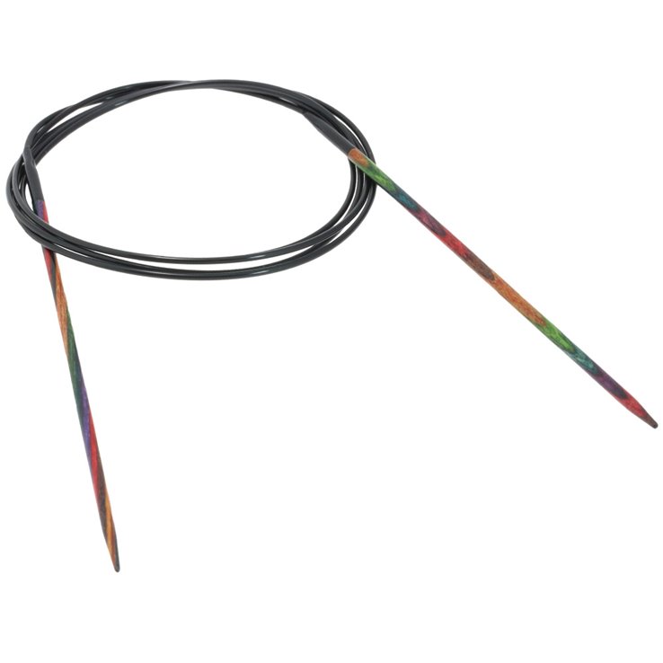 Lana Grossa Kružne igle za pletenje, drvo, raznobojno, veličine 2,5 / 120 cm